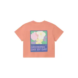 Oversize T-shirt med Foam tryck fram och bak flicka s.Oliver image-1