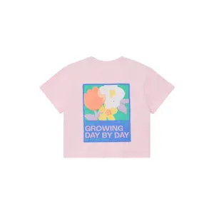 Oversize T-shirt med Foam tryck fram och bak flicka s.Oliver image-1