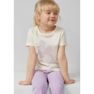 T-shirt i bomullsjersey med glittertryck tjej s.Oliver image-6