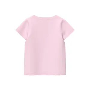 T-shirt i bomullsjersey med glittertryck tjej s.Oliver image-1