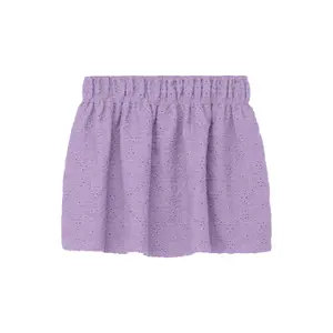 Struktureret nederdel med indbygget shorts til piger s.Oliver image-1