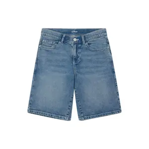 Girls' Distressed Denim Bermuda Shorts s.Oliver image-0
