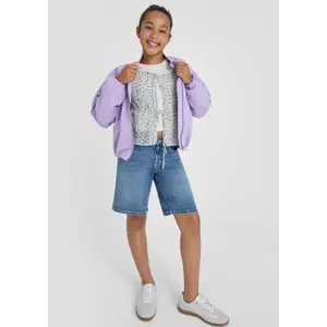 Girls' Distressed Denim Bermuda Shorts s.Oliver image-5