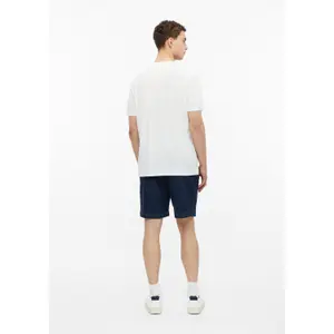 T-shirt μαλακό με V λαιμόκοψη από βαμβακερό jersey με λεπτομέρεια λογότυπου s.Oliver image-4