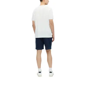 T-shirt μαλακό με V λαιμόκοψη από βαμβακερό jersey με λεπτομέρεια λογότυπου s.Oliver image-5