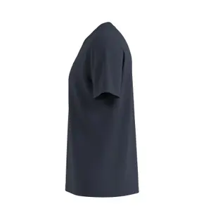 T-shirt μαλακό με V λαιμόκοψη από βαμβακερό jersey με λεπτομέρεια λογότυπου s.Oliver image-6