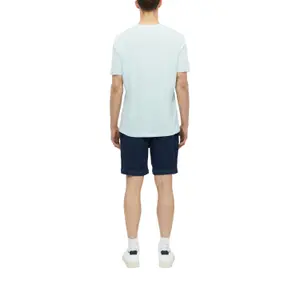 T-shirt μαλακό με V λαιμόκοψη από βαμβακερό jersey με λεπτομέρεια λογότυπου s.Oliver image-5