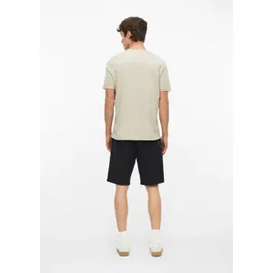 Μαλακή βαμβακερή μπλούζα Τ-shirt με εκτύπωση μπροστά και καμπυλωτό τελείωμα καλλιτεχνικό σχέδιο s.Oliver image-4