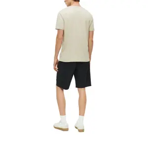 Μαλακή βαμβακερή μπλούζα Τ-shirt με εκτύπωση μπροστά και καμπυλωτό τελείωμα καλλιτεχνικό σχέδιο s.Oliver image-5