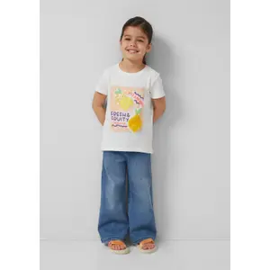 T-shirt Loose Fit z cekinami i nadrukiem Foam dziewczynka s.Oliver image-6