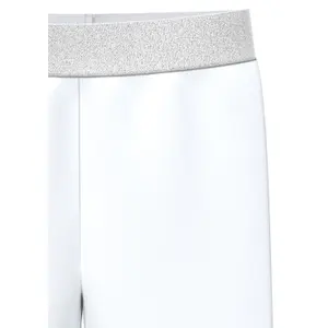 Caprilångd leggings med glittrig midja och rullad fåll tjej s.Oliver image-5