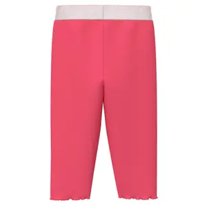 Caprilångd leggings med glittrig midja och rullad fåll tjej s.Oliver image-1