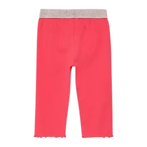 Caprilångd leggings med glittrig midja och rullad fåll tjej s.Oliver image-4