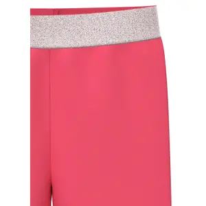 Caprilångd leggings med glittrig midja och rullad fåll tjej s.Oliver image-5