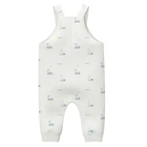 Unisex Gerade Schnitt Latzhose mit Allover-Print und gerippten Rändern für Babys s.Oliver image-1
