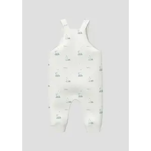 Unisex Gerade Schnitt Latzhose mit Allover-Print und gerippten Rändern für Babys s.Oliver image-4