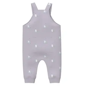 Unisex Gerade Schnitt Latzhose mit Allover-Print und gerippten Rändern für Babys s.Oliver image-1