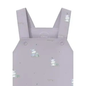 Unisex Gerade Schnitt Latzhose mit Allover-Print und gerippten Rändern für Babys s.Oliver image-6