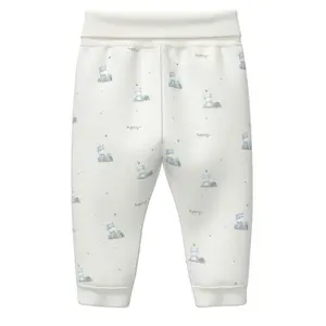 Legging unissexo com cinta canelada para bebé s.Oliver image-1