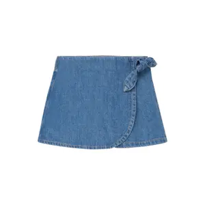 Jeansrock Regular Fit Mid Rise Used-Optik Elastischer Bund Mädchen s.Oliver