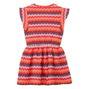 Knit Dress with Ruffle Sleeves and Elastic Waist for Girls s.Oliver image-1