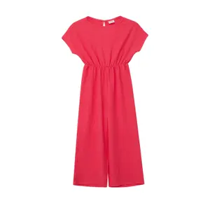 Combinazione in jersey crêpe maniche corte e Wide Leg bambina s.Oliver image-2