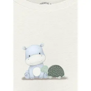 Unisex Langarmshirt mit Frontdruck und Druckknöpfen für Babys s.Oliver image-3