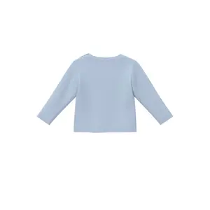 Unisex Langarmshirt mit Frontdruck und Druckknöpfen für Babys s.Oliver image-1