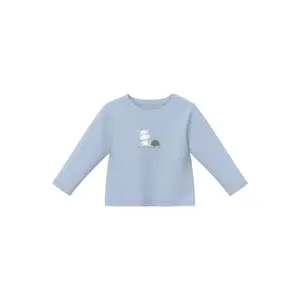 Unisex Langarmshirt mit Frontdruck und Druckknöpfen für Babys s.Oliver image-2