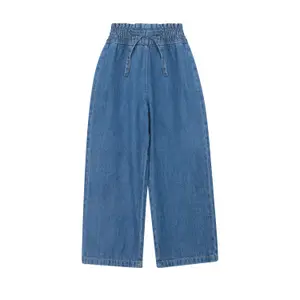 Jeans Wide Leg Regular Fit Vita Media a Vita Elastico Bambina s.Oliver image-2