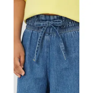 Jeans Wide Leg Regular Fit Vita Media a Vita Elastico Bambina s.Oliver image-3