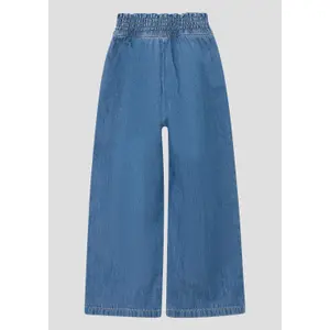 Jeans Wide Leg Regular Fit Vita Media a Vita Elastico Bambina s.Oliver image-4