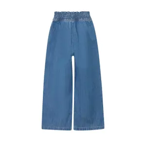 Jeans Wide Leg Regular Fit Vita Media a Vita Elastico Bambina s.Oliver image-5