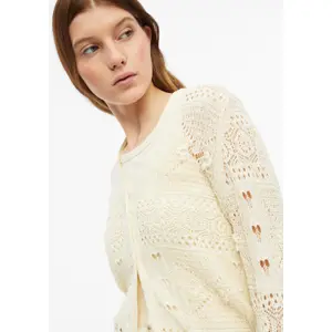 Strukturiertes V-Ausschnitt-Cardigan mit Knopfleiste Damen s.Oliver image-3