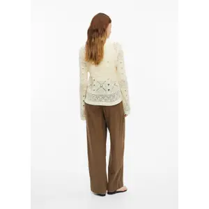 Strukturiertes V-Ausschnitt-Cardigan mit Knopfleiste Damen s.Oliver image-4