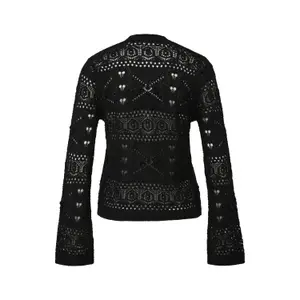 Strukturiertes V-Ausschnitt-Cardigan mit Knopfleiste Damen s.Oliver image-1