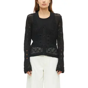 Strukturiertes V-Ausschnitt-Cardigan mit Knopfleiste Damen s.Oliver image-2