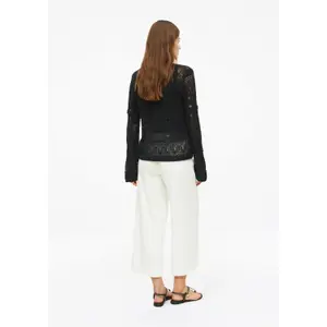 Strukturiertes V-Ausschnitt-Cardigan mit Knopfleiste Damen s.Oliver image-4
