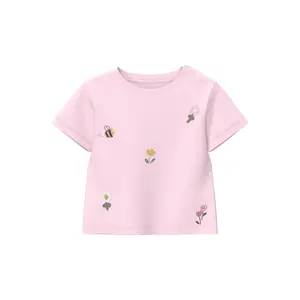 Straight Cut T-shirt with Artwork and Snap Buttons for Babies s.Oliver image-0