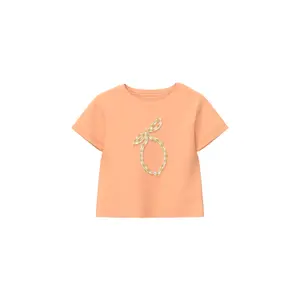 T-shirt unisex με στρογγυλή λαιμόκοψη και κουμπιά πίεσης για μωρά s.Oliver image-2
