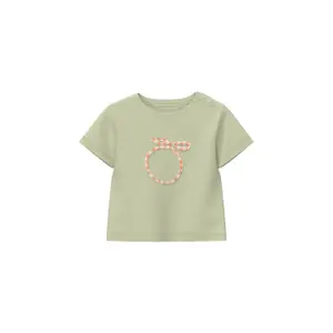 T-shirt unisex με στρογγυλή λαιμόκοψη και κουμπιά πίεσης για μωρά s.Oliver image-2