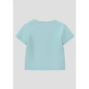 Front Printed T-Shirt with Snap Buttons on Sides for Baby s.Oliver image-4
