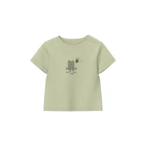 Front Printed T-Shirt with Snap Buttons on Sides for Baby s.Oliver image-2