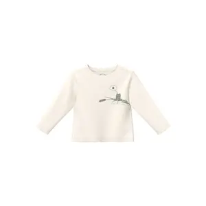 Camiseta de manga larga impresa en la parte delantera y con botones a presión en los lados para bebés s.Oliver image-0
