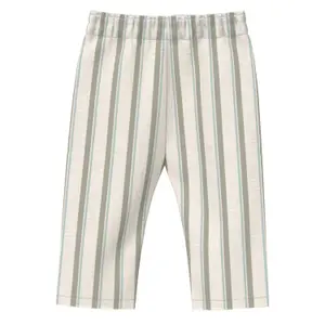 Gestreepte dubbele stof broek met elastische taille voor baby's s.Oliver image-0