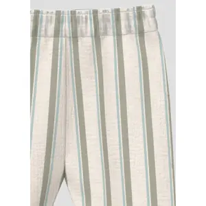 Gestreepte dubbele stof broek met elastische taille voor baby's s.Oliver image-3