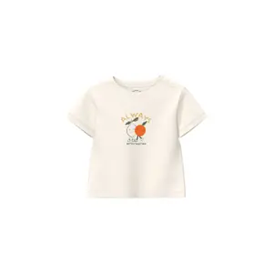 Front Printed T-Shirt with Snap Buttons on Sides for Baby s.Oliver image-2