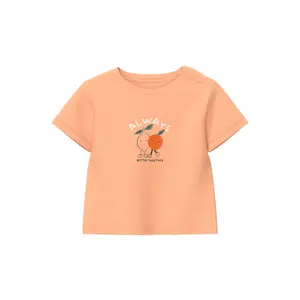 Front Printed T-Shirt with Snap Buttons on Sides for Baby s.Oliver image-0