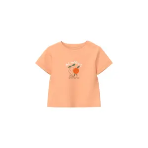 Front Printed T-Shirt with Snap Buttons on Sides for Baby s.Oliver image-2