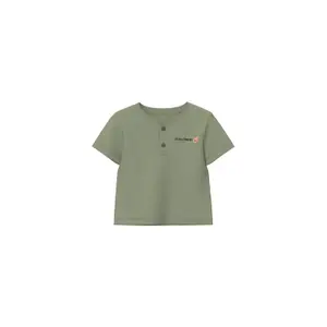 T-shirt con pattina e ricamo per neonati s.Oliver image-0